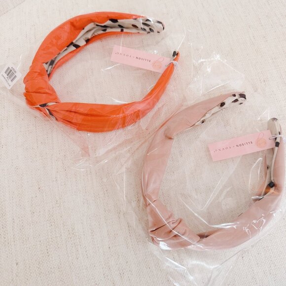 NWT - Ellison + Young - Chic Twisted Knot Faux Leather Headband - Picture 7 of 7
